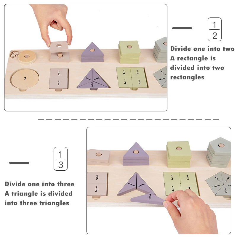 Set 2 Jocuri Puzzle Educative Montessori Operati Matematice [5]