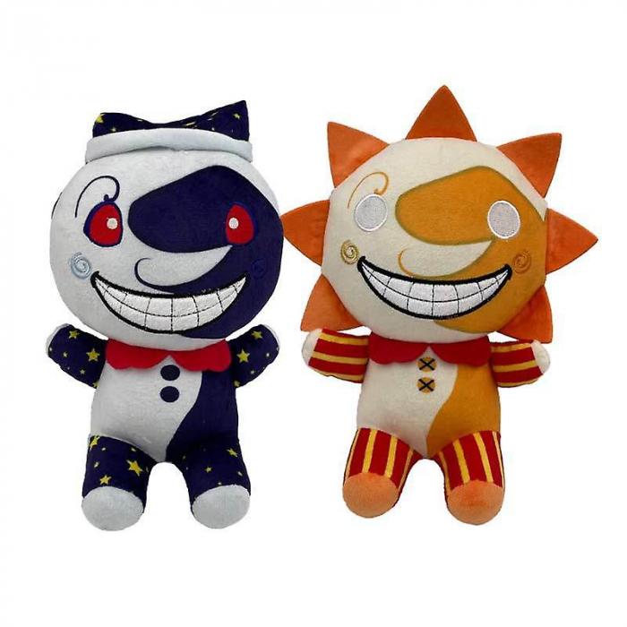Set 2 Jucarii PLus Fnaf Final BOSS Moon Clown Sundrop  Five Nights at Freddy's [4]