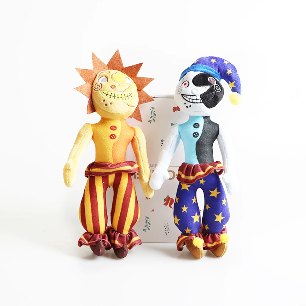 Set 2 Jucarii PLus Fnaf Final BOSS Moon Clown Sundrop  Five Nights at Freddy's [3]
