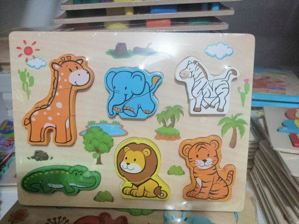 Set  2 Puzzle din Lemn 3D  diferite modele [8]