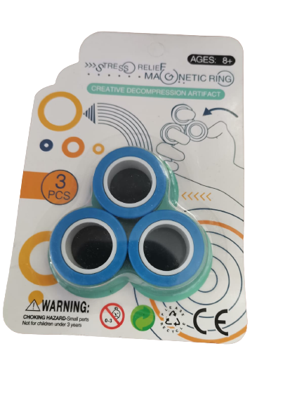 Set 3 buc Joc antistres Inel Magnetic - Magnetic Ring [7]