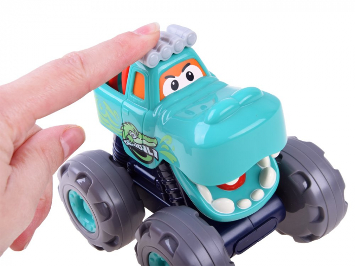 Set 3 Jucarii Bebe Masinute Camioane Monster Trucks Hola Toys [7]
