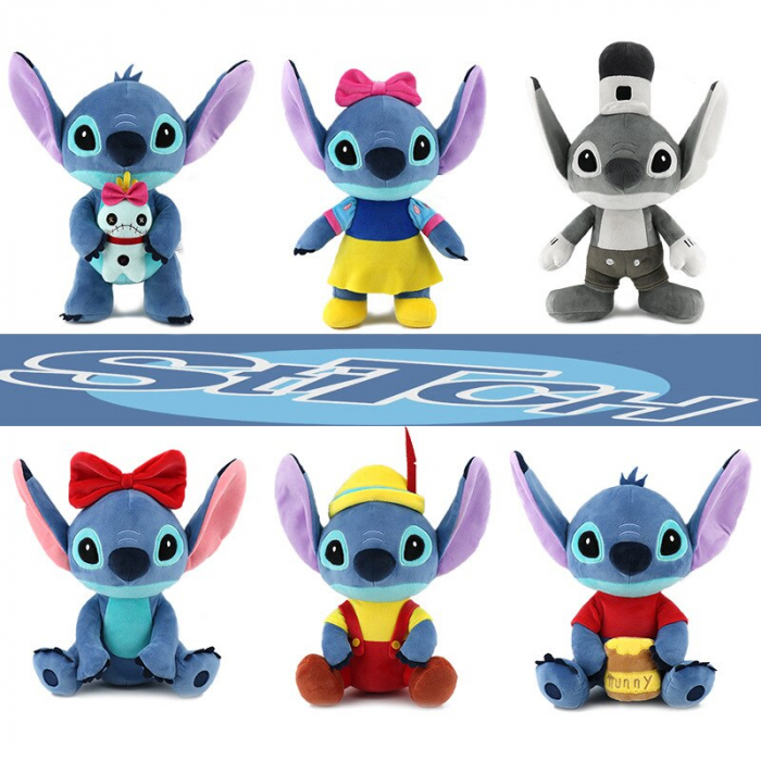 Set 3 Jucarii din Plus Stitch Desene animate Lilo si Stitch [2]