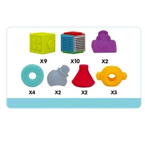 Set 32 Cuburi Senzoriale Dentitie Bebelusi Kids Melody [5]