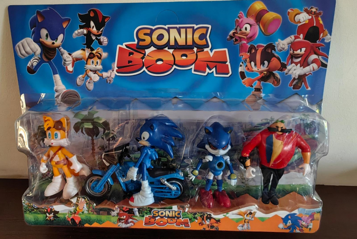 Set 4 Figurina Ariciul Sonic The Hedgehog Boom [1]