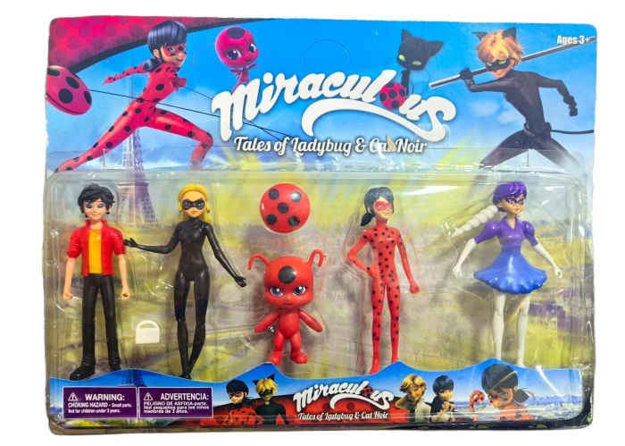 Set 5 Figurine Miraculos Buburuza si Prieteni [1]