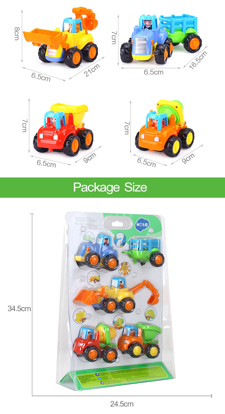 Set 4 Masinute de Constructie  Hola toys [7]