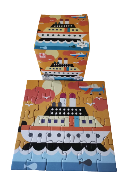 Set 4 mini puzzle educative 96 de piese [2]