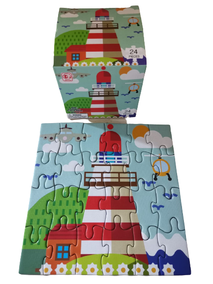 Set 4 mini puzzle educative 96 de piese [3]