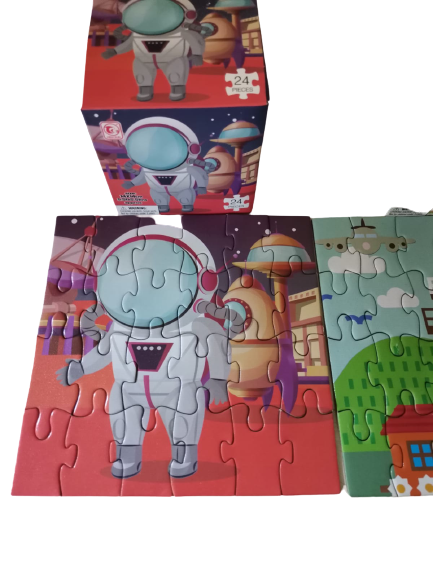 Set 4 mini puzzle educative 96 de piese [4]