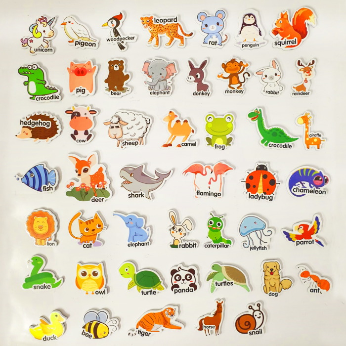 Set 47 Piese Magnetice din Spuma Lumea Animalelor [2]