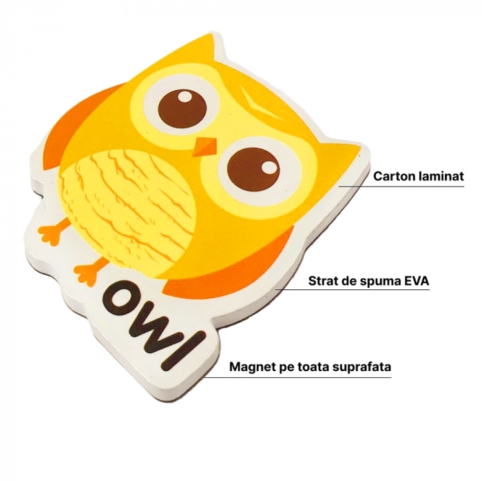 Set 47 Piese Magnetice din Spuma Lumea Animalelor [3]