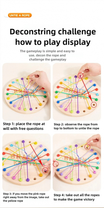 Brainy Knots – Joc Puzzle Noduri Inteligente pentru Copii [7]