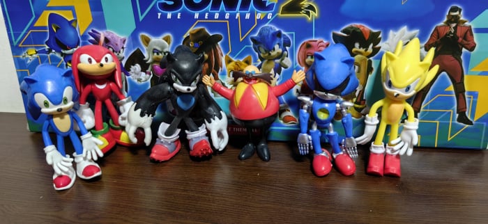 Set 6 figurine Sonic The Hedgehog 4 [2]