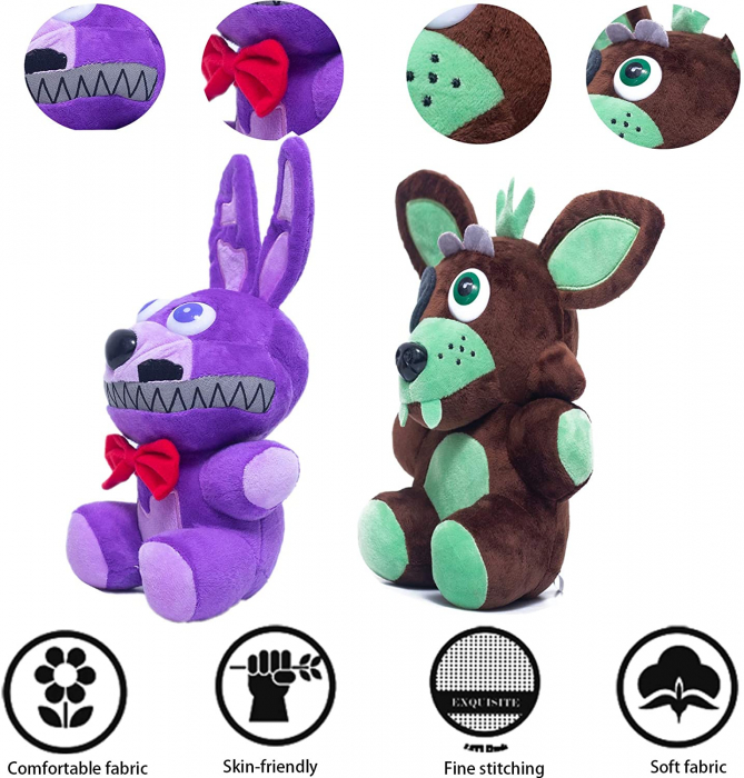 Set 6 Jucarii de Plus Fnaf - Mascote din Plus Five Nights at Freddy's 25 cm [8]
