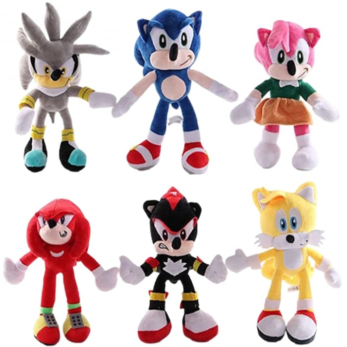 Set 6 Jucarii de plus Super Sonic - Plusuri Sonic Hedgehog [1]