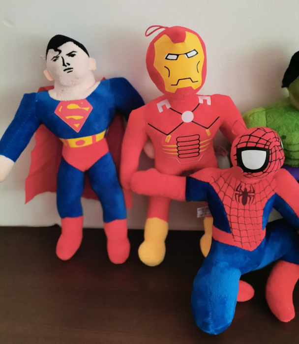 Set Mascote Plus Avengers Hulk, Capitanul America, Iron Man, Batman, Superman, Spiderman [5]