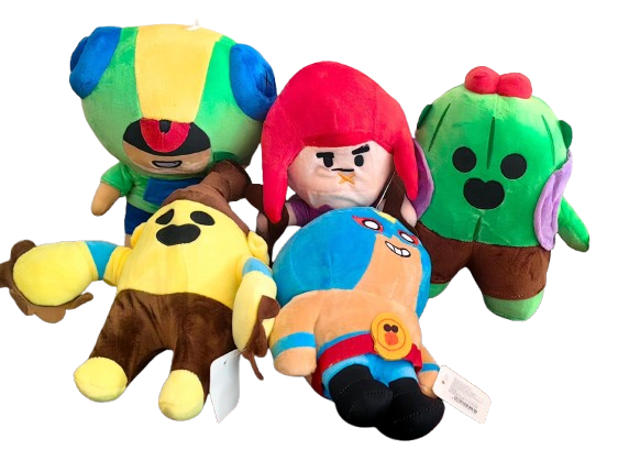 Set 5 Jucarii de Plus Stars Brawl – Personaje din Jocul Video Brawl Stars [2]