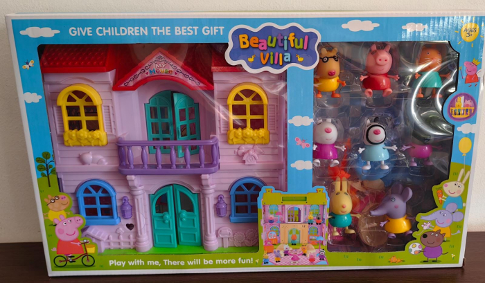 Set 8 Figurine Peppa Pig Casuta Beautiful Villa [2]