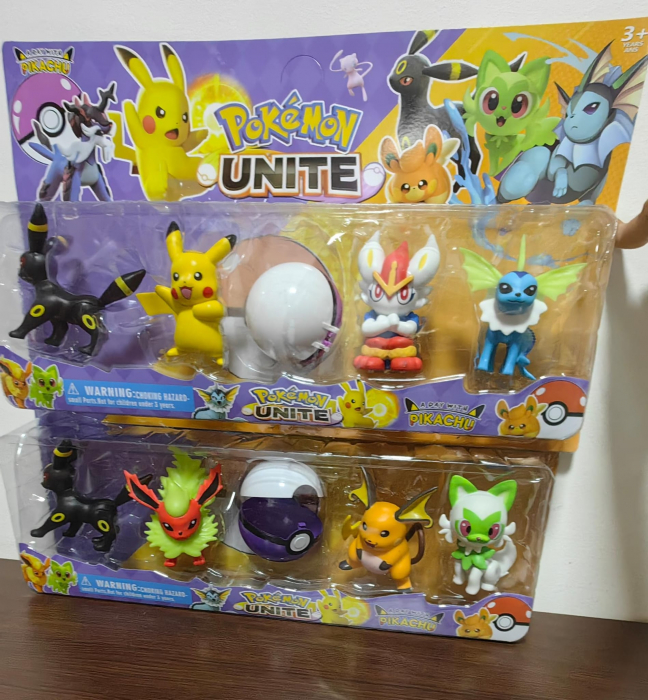 Set 8 Figurine Pokemon Unite cu Bila [2]