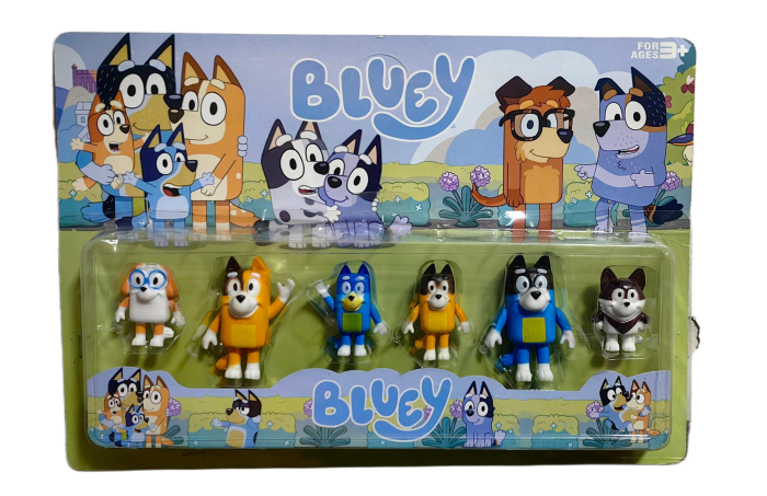 Set 6 Jucarii Figurine Bluey si Prieteni [1]