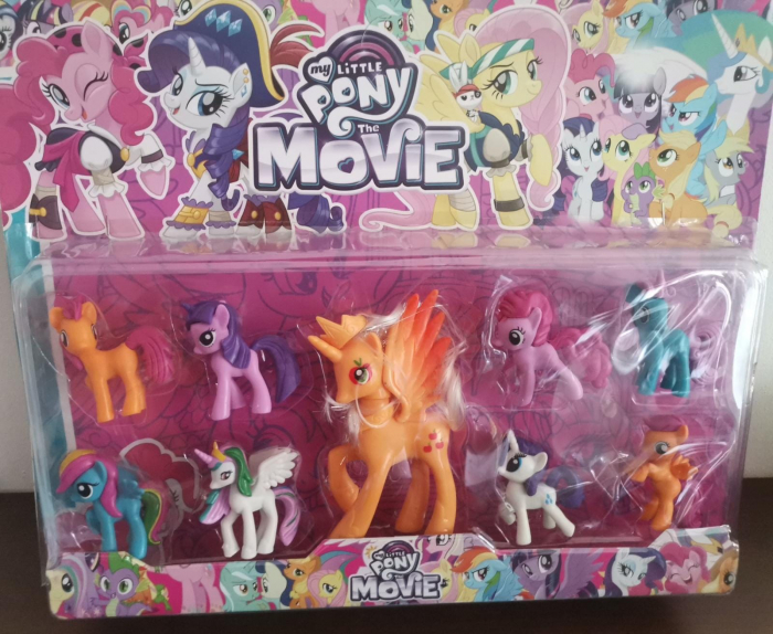 Set 9 Figurine Little Pony Movei [1]
