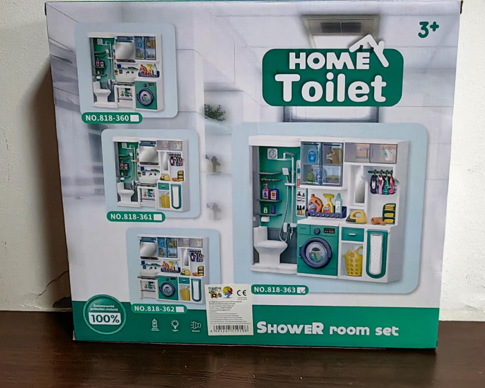 Set Bucatarie si baie in miniatura pentru papusi [2]