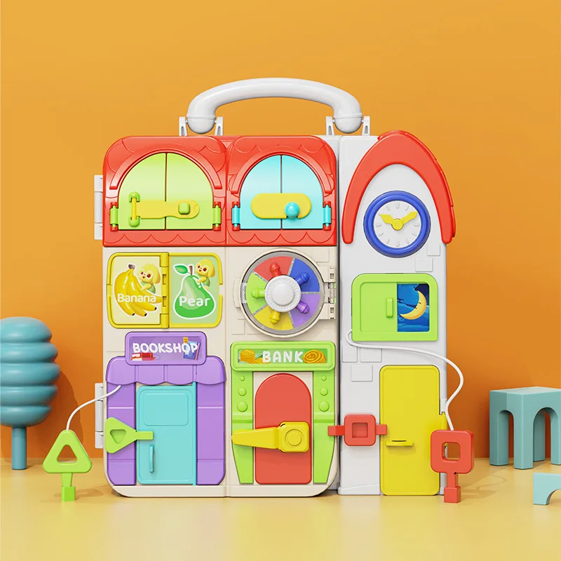 Joc cu activitati multiple pentru copii, tip Montessori [2]