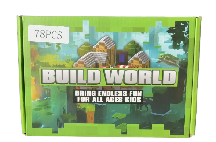 Set Blocuri Magnetice tip Minecraft Set Blocuri Magnetice tip Minecraft – Build World, 78 piese, jucarie educativa STEM – Build World, 36 piese, jucarie educativa STEM [1]