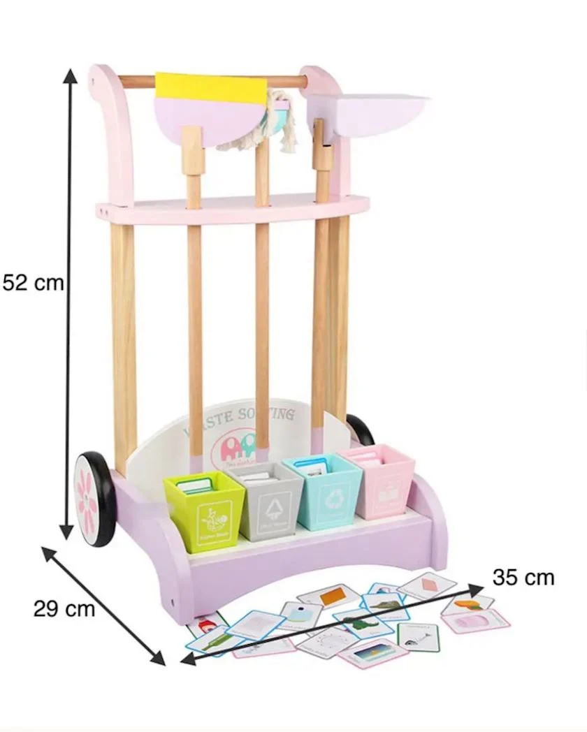 Set Carucior de Curatenie de lemn Copii [2]