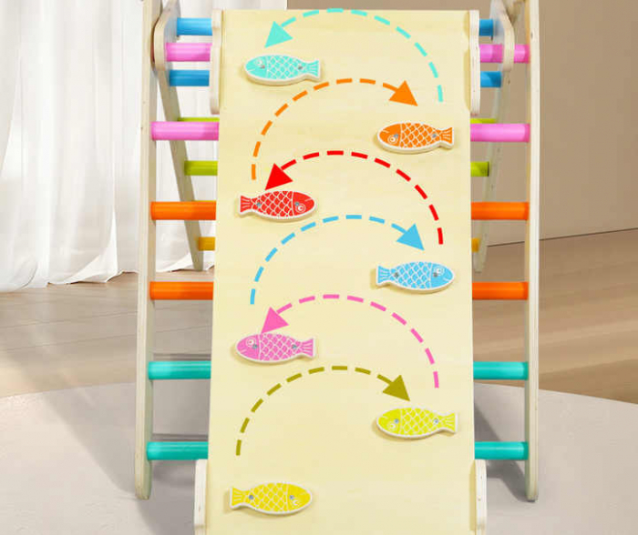 Set Catarare Montessori 3 in 1 – Triunghi Pikler si Rampa [2]