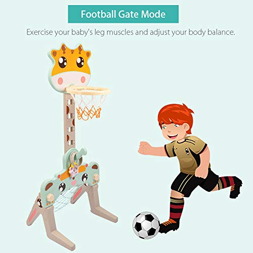 Centru de Joaca de Activitati Sportive 3 in 1 Girafa [5]