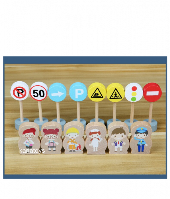 Set Circuit Tren cu litere si sortator 100 de piese [11]
