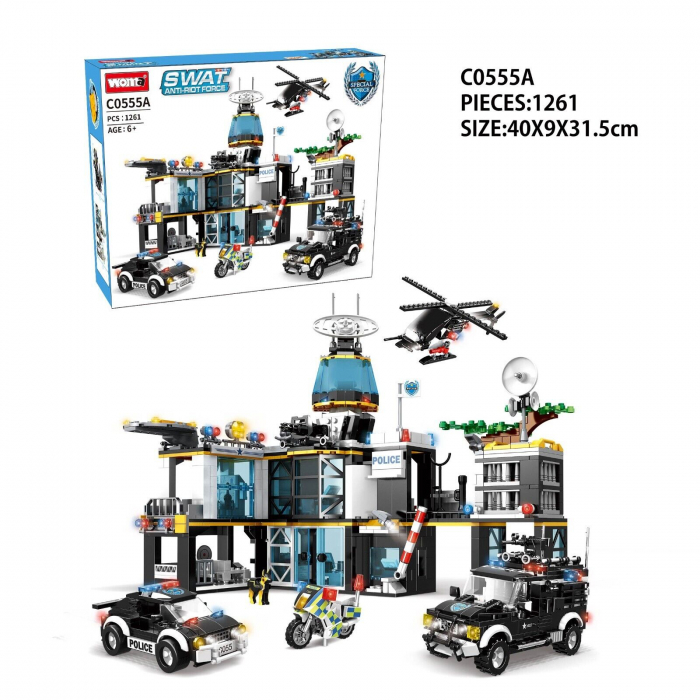 Set Constructie tip Lego City Sectia de Politie Swat [2]
