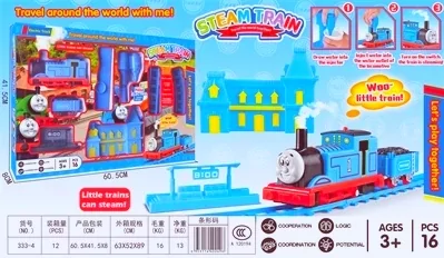 Set Feroviar de Jucarie Thomas 16 Piese cu Fum, Lumina si Sunet – Trenul Thomas [4]