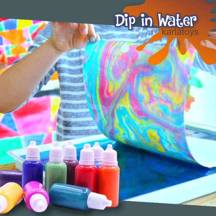 Kit Creativ Desen cu Vopsea Hidrografica Marbeling Paint Mideer [2]