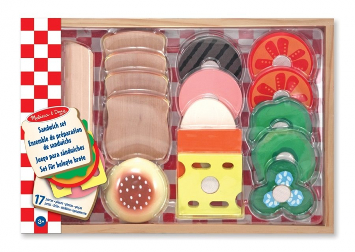 Set creativ din lemn Melissa and Doug Creeaza Sandwich [4]