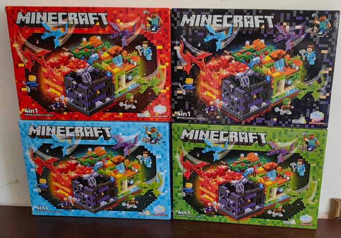 Set Cuburi Construit  tip Lego City Minecraft  My WORLD [1]