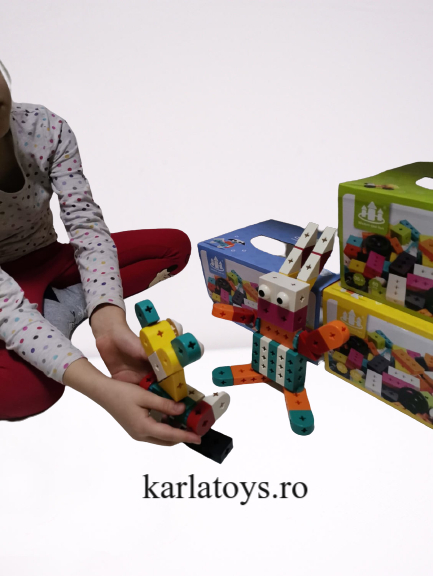 Set Joc de construit Animale Traffic Dinosaur Blocks [6]