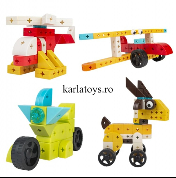 Set Joc de construit Animale Traffic Dinosaur Blocks [3]