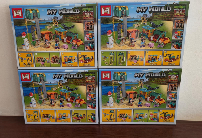Set Cuburi de Construit tip Lego Classic Minecraft [2]