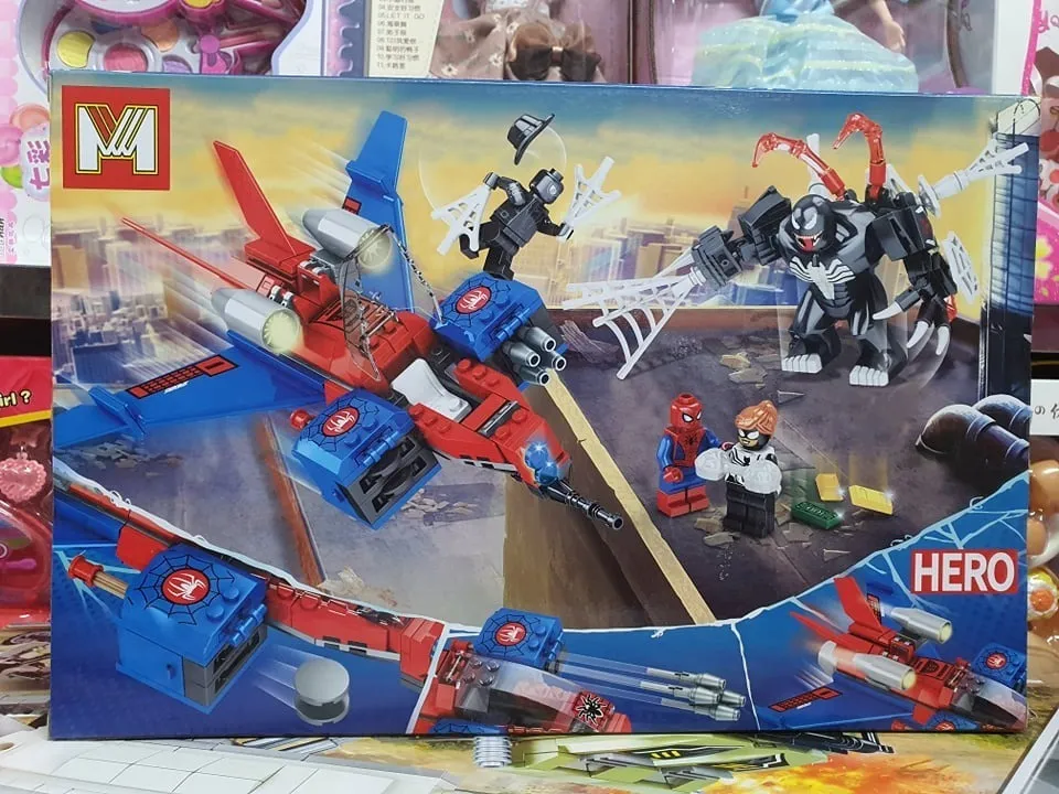 Set Cuburi de Construit tip Lego Spider-Man [2]