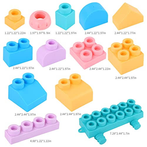 Set Cuburi Moi de Contruit tip Lego Dulpo Soft Blocks 56 Piese [6]