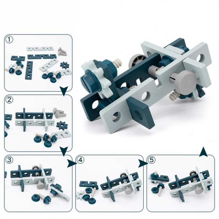 Set cutie de scule Montessori pentru copii [3]