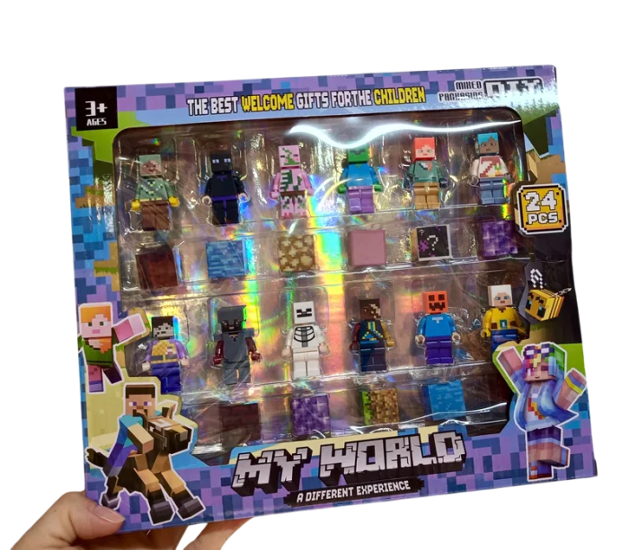 Set de 24 de mini figurine MineCraft [1]