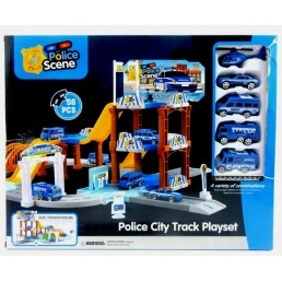 Set de Construit cu Masinute si Elicopter - Sectia de Pompieri [3]