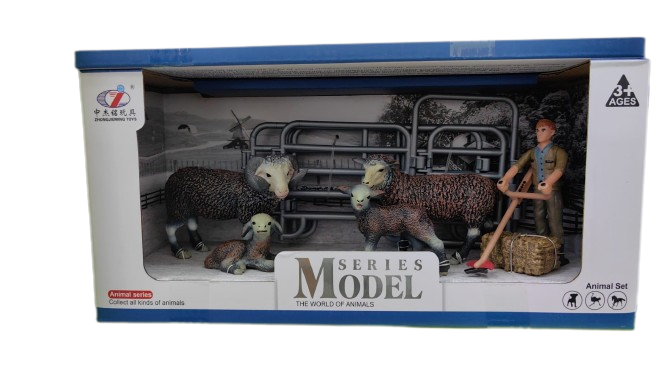 Set de figurine Ferma- ciobanasul si oitele [2]