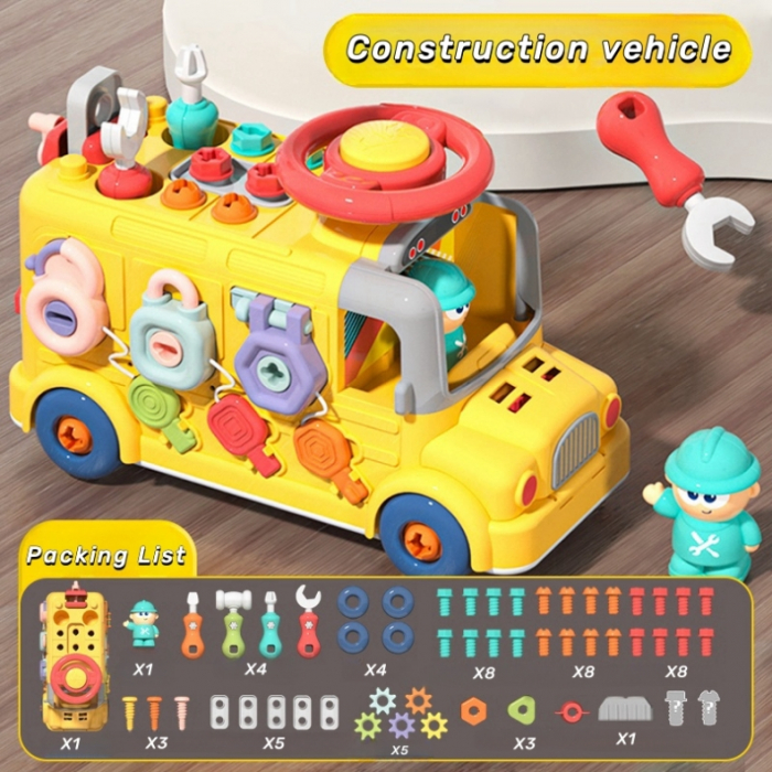 Set de Scule pentru Copii – Jucarie Educativa de Asamblare Masina cu Suruburi [2]