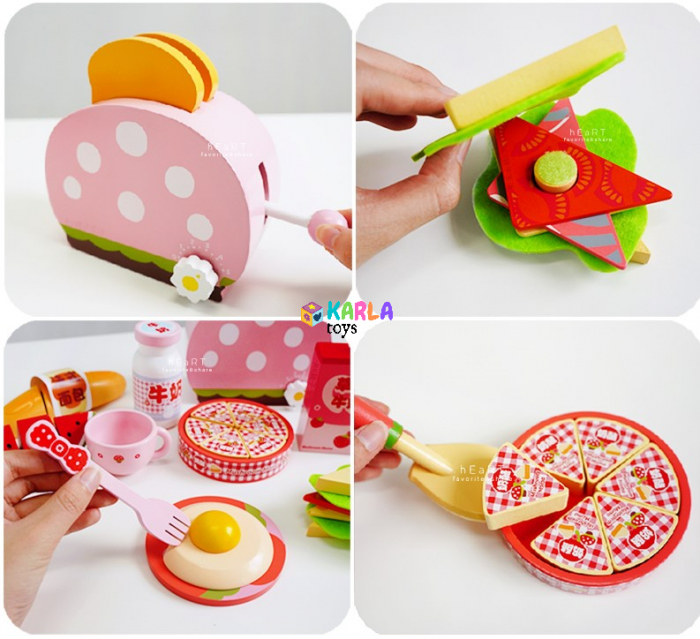 Set din lemn Mic dejun cu Toaster [2]