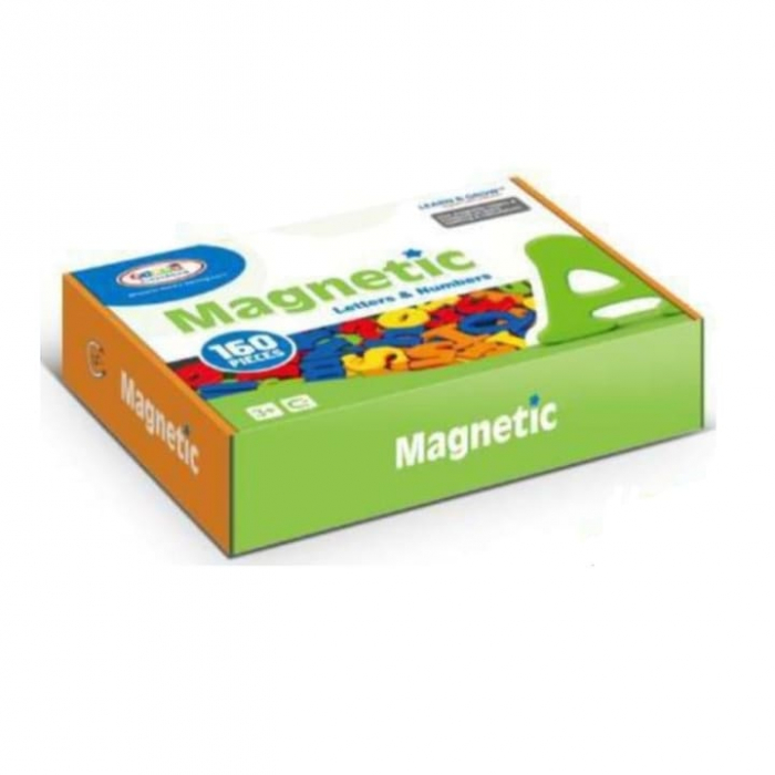 Set Educativ Magnetic - 160 Piese cu Litere si Cifre pentru Invatare Interactiva [2]